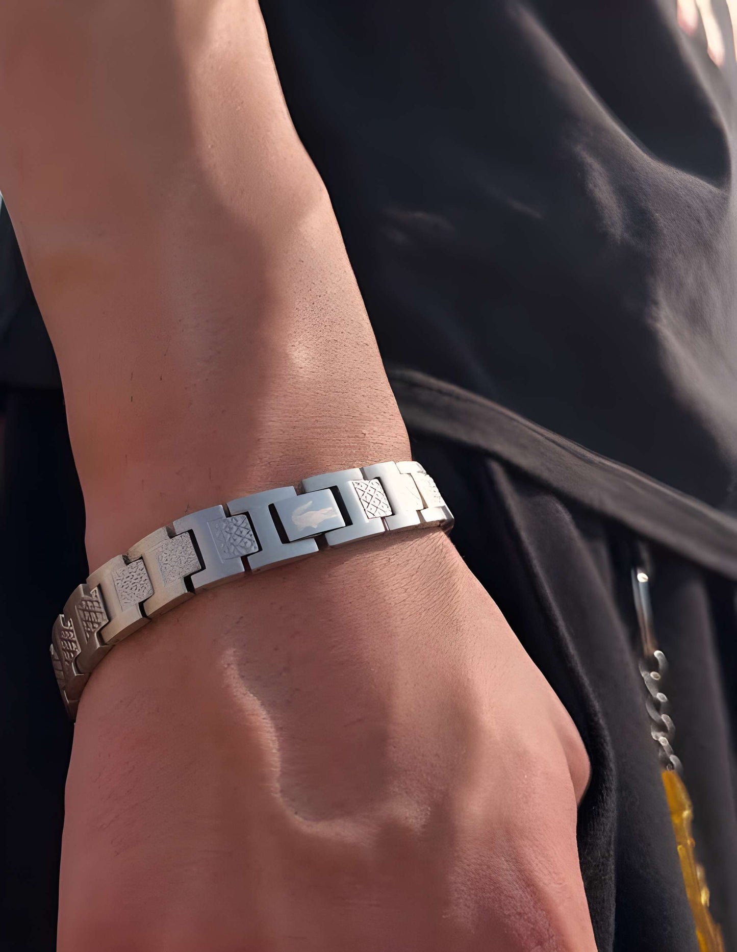 Original Lacoste Silver Bracelet