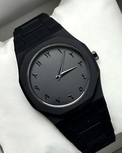 Black Aura Stainless Steel Watch