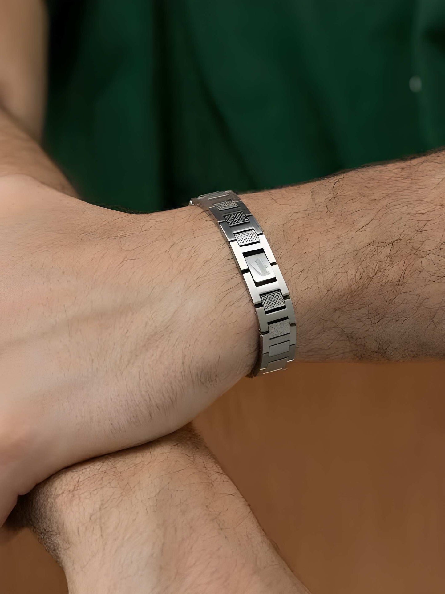 Original Lacoste Silver Bracelet