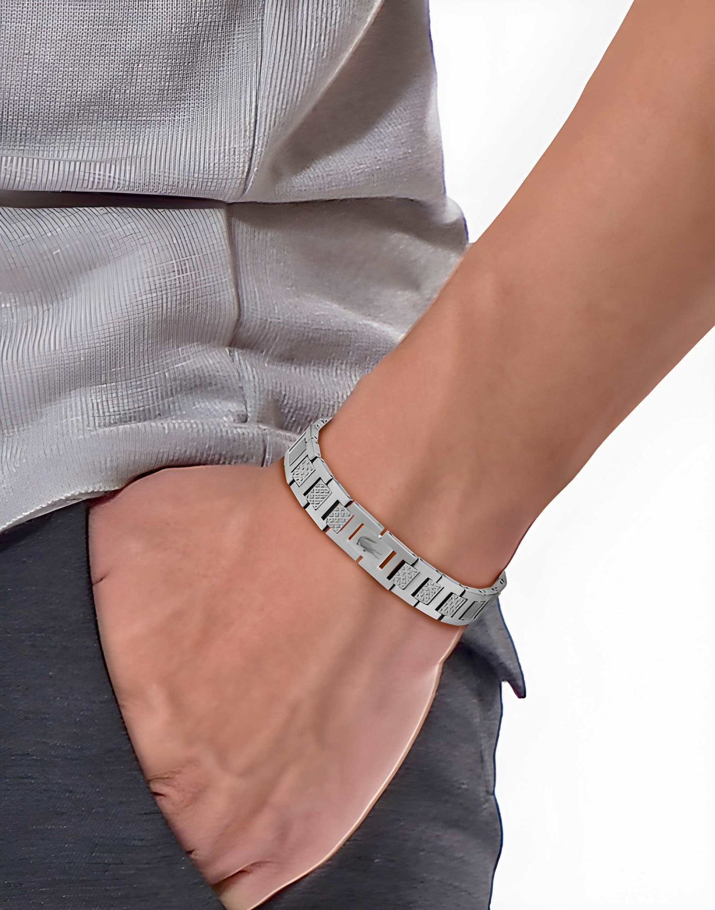 Original Lacoste Silver Bracelet