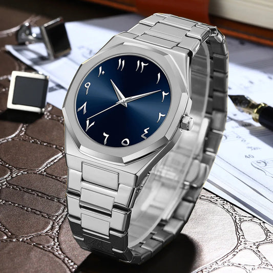 Silver Aura Stainless Steel Watch